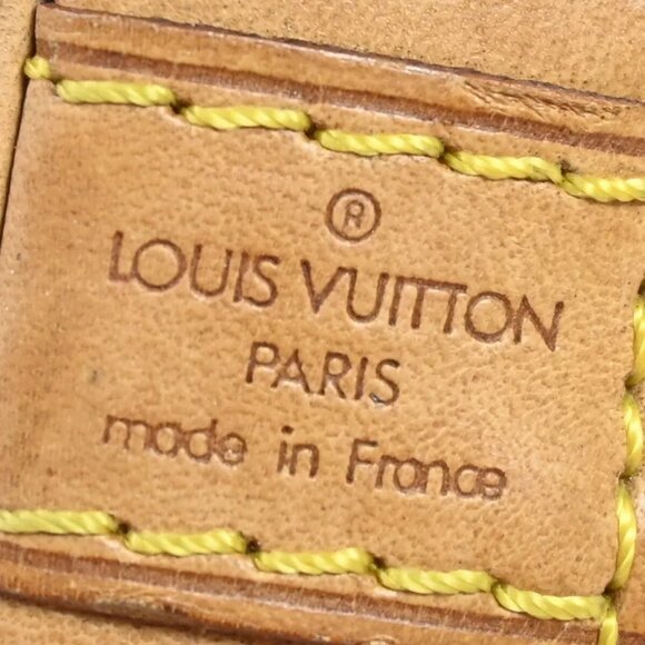 LOUIS VUITTON LV Logo Alma Hand Bag Monogram Leather Brown France M51130 83FA130 - Picture 14 of 15